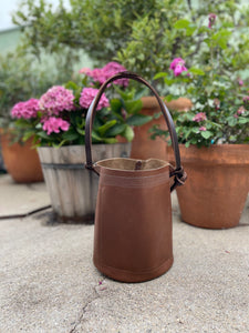 Small Leather Basket