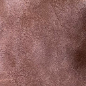 distressed brown leather swatch