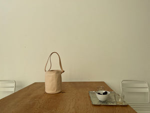 Small Leather Basket